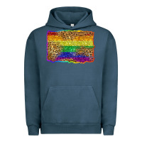 Pigment Midnight Navy pride background Urban Hoodie - Zillion Design Studio