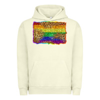 Pigment Pistachio pride background Urban Hoodie - Zillion Design Studio