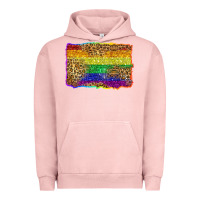 Pigment Salmon pride background Urban Hoodie - Zillion Design Studio