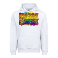White pride background Urban Hoodie - Zillion Design Studio
