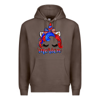 Coffee 4th of july 'merica unicorn Premium Hoodie - Zillion Design Studio
