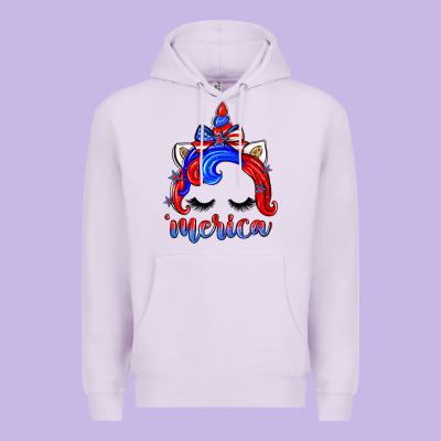 4th Of July 'merica Unicorn Premium Hoodie Designed By Zillion Design Studio