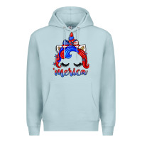 Blue Mist 4th of july 'merica unicorn Premium Hoodie - Zillion Design Studio