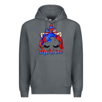 Rock 4th of july 'merica unicorn Premium Hoodie - Zillion Design Studio