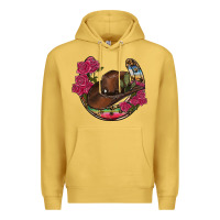 Antique Gold western serape horseshoe Premium Hoodie - RanaPortraitStore