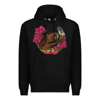 Black western serape horseshoe Premium Hoodie - RanaPortraitStore