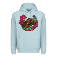 Blue Mist western serape horseshoe Premium Hoodie - RanaPortraitStore