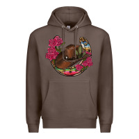 Coffee western serape horseshoe Premium Hoodie - RanaPortraitStore