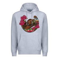 Heather Grey western serape horseshoe Premium Hoodie - RanaPortraitStore