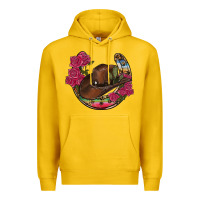 Lemon western serape horseshoe Premium Hoodie - RanaPortraitStore