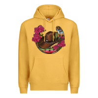 Mustard western serape horseshoe Premium Hoodie - RanaPortraitStore