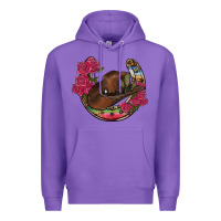 Purple western serape horseshoe Premium Hoodie - RanaPortraitStore