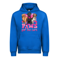 Cobalt Paws For The Cure Urban Hoodie - texasbilliewilder