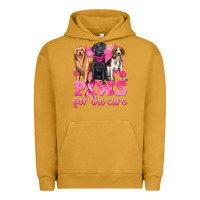 Pigment Peanut Butter Paws For The Cure Urban Hoodie - texasbilliewilder