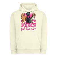 Pigment Pistachio Paws For The Cure Urban Hoodie - texasbilliewilder