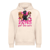 Sandshell Paws For The Cure Urban Hoodie - texasbilliewilder