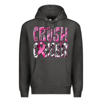Charcoal Heather Crush Cancer Premium Hoodie - texasbilliewilder
