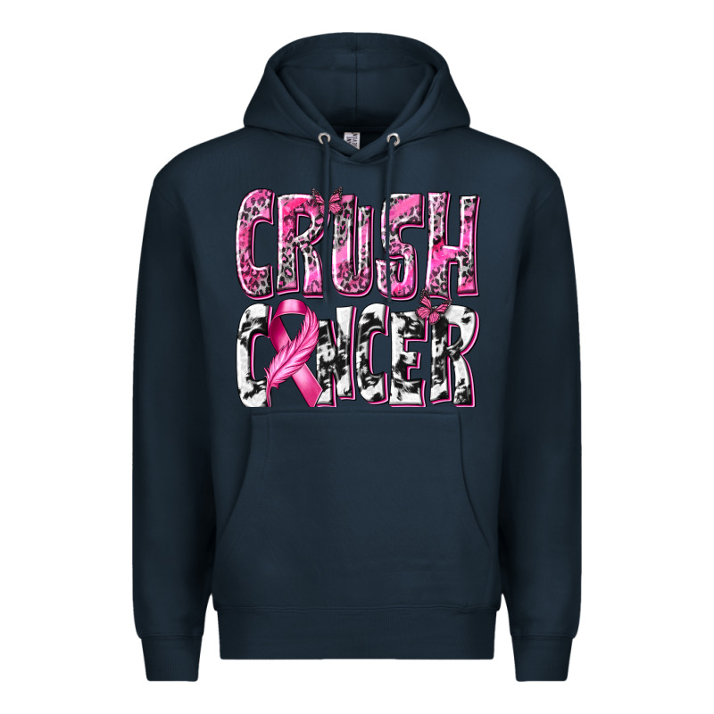 Crush Cancer Premium Hoodie by texasbilliewilder | Teevron