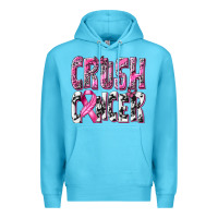 Ocean Blue Crush Cancer Premium Hoodie - texasbilliewilder
