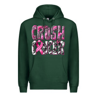 Sports Green Crush Cancer Premium Hoodie - texasbilliewilder
