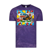 Cloud Purple a little dirt never hurt steam roller tumbler Vintage Tee - Artiststas