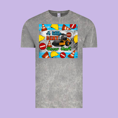 A Little Dirt Never Hurt Steam Roller Tumbler Vintage Tee Designed By Artiststas