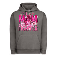 Pigment Tornado My Mom Is a Fighter with Ribbon Urban Hoodie - texasbilliewilder