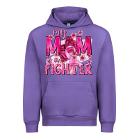 Tulip My Mom Is a Fighter with Ribbon Urban Hoodie - texasbilliewilder