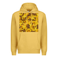 Antique Gold Childhood Cancer Butterfly Premium Hoodie - texasbilliewilder
