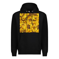 Black Childhood Cancer Butterfly Premium Hoodie - texasbilliewilder