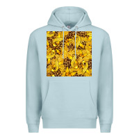 Blue Mist Childhood Cancer Butterfly Premium Hoodie - texasbilliewilder