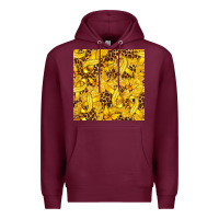 Burgundy Childhood Cancer Butterfly Premium Hoodie - texasbilliewilder