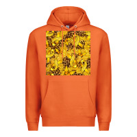 Carrot Childhood Cancer Butterfly Premium Hoodie - texasbilliewilder
