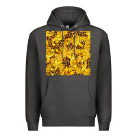 Charcoal Heather Childhood Cancer Butterfly Premium Hoodie - texasbilliewilder