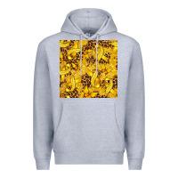 Heather Grey Childhood Cancer Butterfly Premium Hoodie - texasbilliewilder