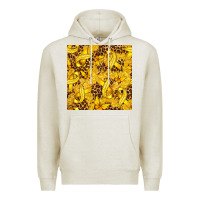 Oatmeal Heather Childhood Cancer Butterfly Premium Hoodie - texasbilliewilder