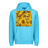 Ocean Blue Childhood Cancer Butterfly Premium Hoodie - texasbilliewilder