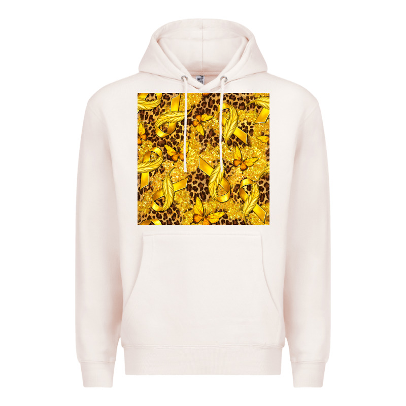 Childhood Cancer Butterfly Premium Hoodie by texasbilliewilder | Teevron