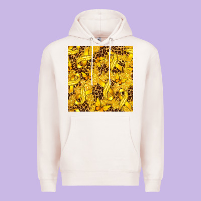 Childhood Cancer Butterfly Premium Hoodie Designed By Texasbilliewilder