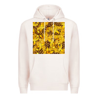 Pale Pink Childhood Cancer Butterfly Premium Hoodie - texasbilliewilder