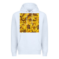 White Childhood Cancer Butterfly Premium Hoodie - texasbilliewilder