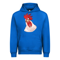 Cobalt silly chicken head Urban Hoodie - RanaPortraitStore