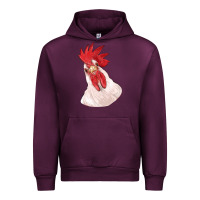 Mauve Wine silly chicken head Urban Hoodie - RanaPortraitStore