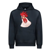 Navy silly chicken head Urban Hoodie - RanaPortraitStore