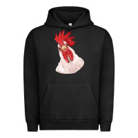 Pigment Black silly chicken head Urban Hoodie - RanaPortraitStore