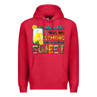 Cardinal when life gives you lemons make someting sweet Premium Hoodie - Zillion Design Studio