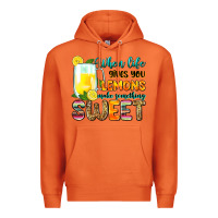 Carrot when life gives you lemons make someting sweet Premium Hoodie - Zillion Design Studio