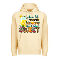 Pina Colada when life gives you lemons make someting sweet Premium Hoodie - Zillion Design Studio