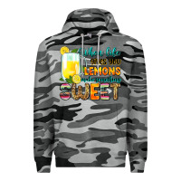 Slate Camo when life gives you lemons make someting sweet Premium Hoodie - Zillion Design Studio