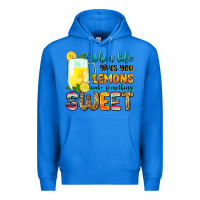 True Royal when life gives you lemons make someting sweet Premium Hoodie - Zillion Design Studio